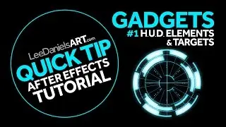 After Effects Tutorial | QUICK TIP | GADGETS #1 | HUD Elements & Targets