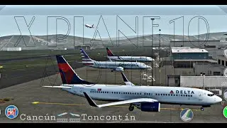 Cancún🛫🛬 Toncontín/Evento multijugador/X Plane 10 Mobile