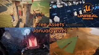 Unreal Engine free assets January 2024