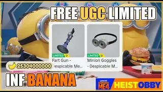 [🍌Free Limiteds] Despicable Me 4 Heist Obby Script • Infinite Banana & More