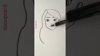 Tutorial: How to draw a girl #leadpencil #malen #artschool #zeichnen #zeichnenundausmalen #drawing