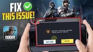 How to Fix Network Connection Unstable in Call of Duty Mobile | CODM Unstable Connection