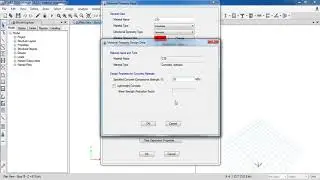 How to Define the Materials Property of Structural element in Etabs (003)