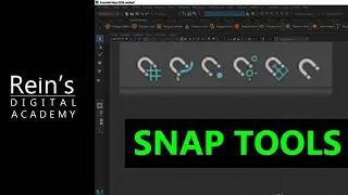 17. Snap Tools, Step Snap in Maya tutorial for Beginners