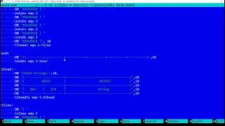 Assembly language CPUID features display program