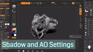 ZBrush Image Based Lighting: 003 Shadow and AO Settings