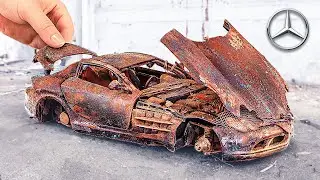 Abandoned Rusty Mercedes SLR | Miniature Supercar Revival