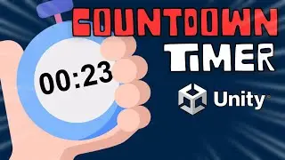 Unity C# COUNTDOWN TIMER Tutorial in 80 Seconds