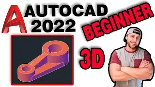 3D Modeling 101 Beginner Tutorial \\ AutoCAD 2022