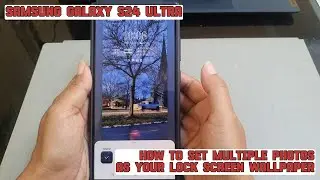 How to set multiple photos as your lock screen wallpaper on Samsung Galaxy S24 Ultra