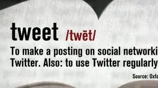 Tweet an official word in Oxford English Dictionary