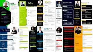 modern resume cv template photoshop download free psd | cv resume psd template free