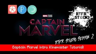 Captain Marvel intro tutorial! || Kinemaster || Pixellab