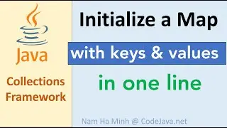 Java Initialize Map with Keys and Values in One Line