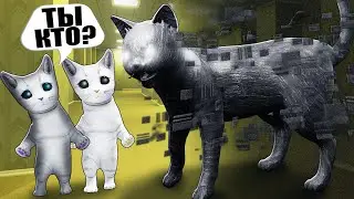 НАШЛИ СТРАННОГО КОТИКА В БЭКРУМСАХ! Roblox Kitten Game