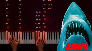 Jaws Main Theme Piano Tutorial