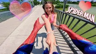 BEST TOP 3 SPIDER-MAN VS CRAZY GIRL IN LOVE ( Funny ParkourPOV Spider-Man)