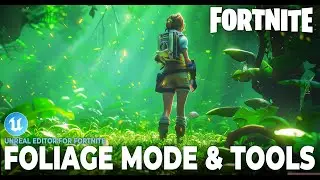 How to create foliage in Fortnite🏝️ UEFN FOLIAGE Tools Beginner Tutorial 🌱 2024 UEFN tutorial