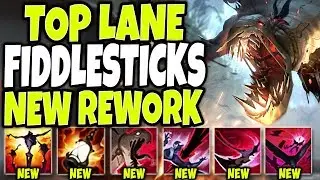 NEW FIDDLESTICKS REWORK IS BROKEN 🔥 TOP LANE FIDDLESTICKS MONSTER! LoL PBE Fiddle Season 10 Gameplay