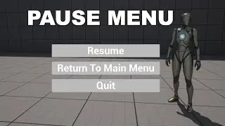 How To Make A Pause Menu In Unreal Engine 5