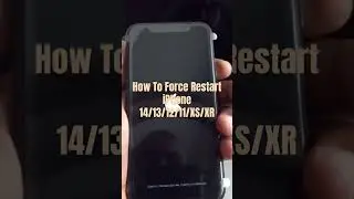 How To Force Restart iPhone 14/13/12/11/XS/XR