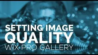 Setting Image Quality for Wix Pro Gallery