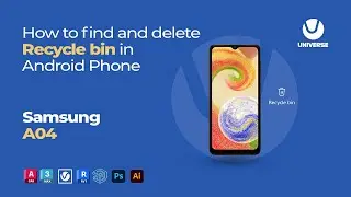 How to fine and delete Recycle bin in Android Phone | Samsung A04