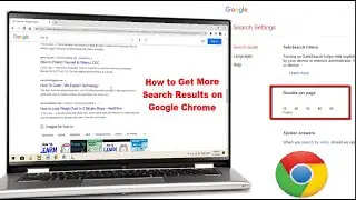 How to Increase Number of Search Result on Google Chrome Browser in Windows