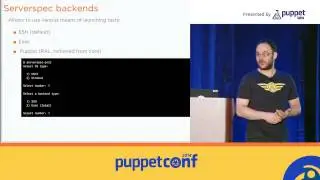 [PuppetConf 2014][Modules] Orchestrated Functional Testing with Puppet-spec and Mspecta...