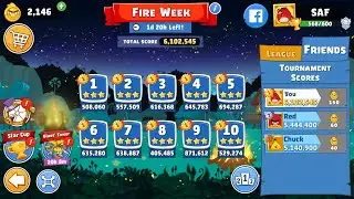 Angry Birds Friends. Fire Week (08.06.2024). All levels 3 stars. Passage from Sergey Fetisov