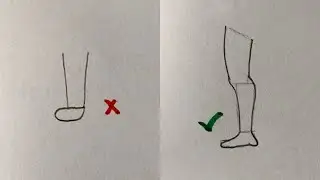 How to Draw LEGS Easy Step by Step for Beginners