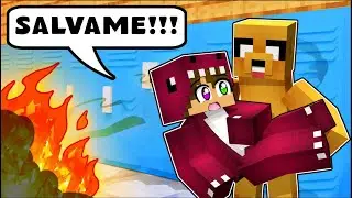 MIKECRACK ME SALVA DE LA ESCUELA INCENDIADA 😱 MINECRAFT ROLEPLAY