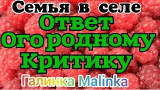 Семья в селе /Ответ огородному критику//Ответ на оскорбления//