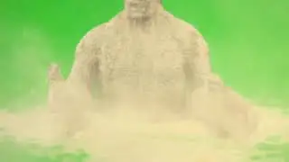 Green Screen, Gigant sandman, sand, giant