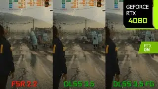 Alan Wake 2 | 1440p FSR 2.2 vs DLSS 3.5 vs DLSS 3.5 Frame Generation Comparison | RTX 4080