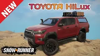 New Pickup Truck TOYOTA Hilux In SnowRunner Season 9 @TIKUS19