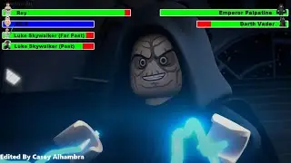 The Lego Star Wars Holiday Special (2020) Final Battle with healthbars 2/2