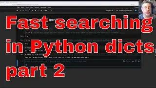 Searching in Python dicts (part 2)