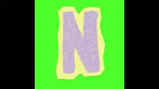 N, Alphabet N, ABCD, Green Screen Free Video, Green Screen, Chroma Key Background #greenscreen