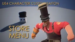 Store Menu Widget UE4 / Unreal Engine 4 Character Customisation