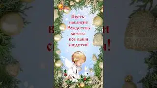 Поздравление С Сочельником. Красивое поздравление с Рождественским Сочельником.