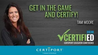 Get in the Game and Certify