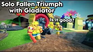 Solo Fallen Triumph with Gladiator, is it good? | Tower Defense Simulator