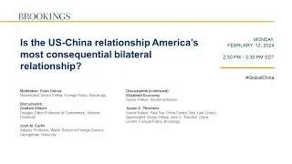 Is the US-China relationship America’s most consequential bilateral relationship?