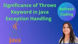 Significance of Throws Keyword in Java