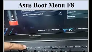 How to Boot from USB Drive and Install Windows 10,11 on Asus ViboBook Laptop. See BIOS/Boot Menu.