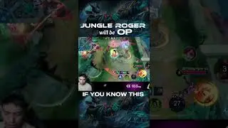 OP JUNGLE ROGER, pag alam mo 'to. 🧐 #mobilelegends #mlbb #masterthebasics