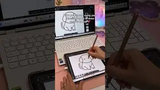 Digital drawing 💕 Samsung tablet + laptop | digital art | galaxy tab S9+ | photoshop drawing tablet