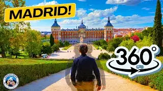 Meditative 360° VR Video Walking Tour of Madrid