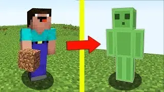 НУБ ПРЕВРАТИЛСЯ В СЛИЗЕНЬ МУТАНТ МАЙНКРАФТ ! НУБИК ПРОТИВ ТРОЛЛИНГ Мини Игра MINECRAFT Мультик